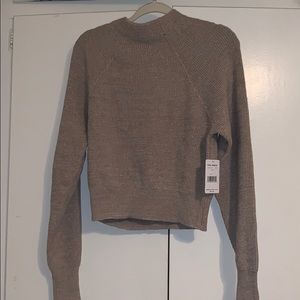 Free people tight knit long sleeves sweater.